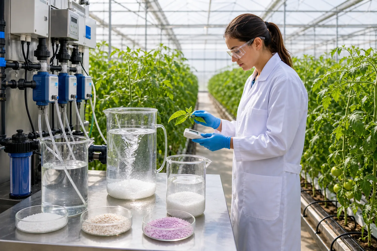 Water soluble NPK fertilizers for fertigation and foliar nutrition