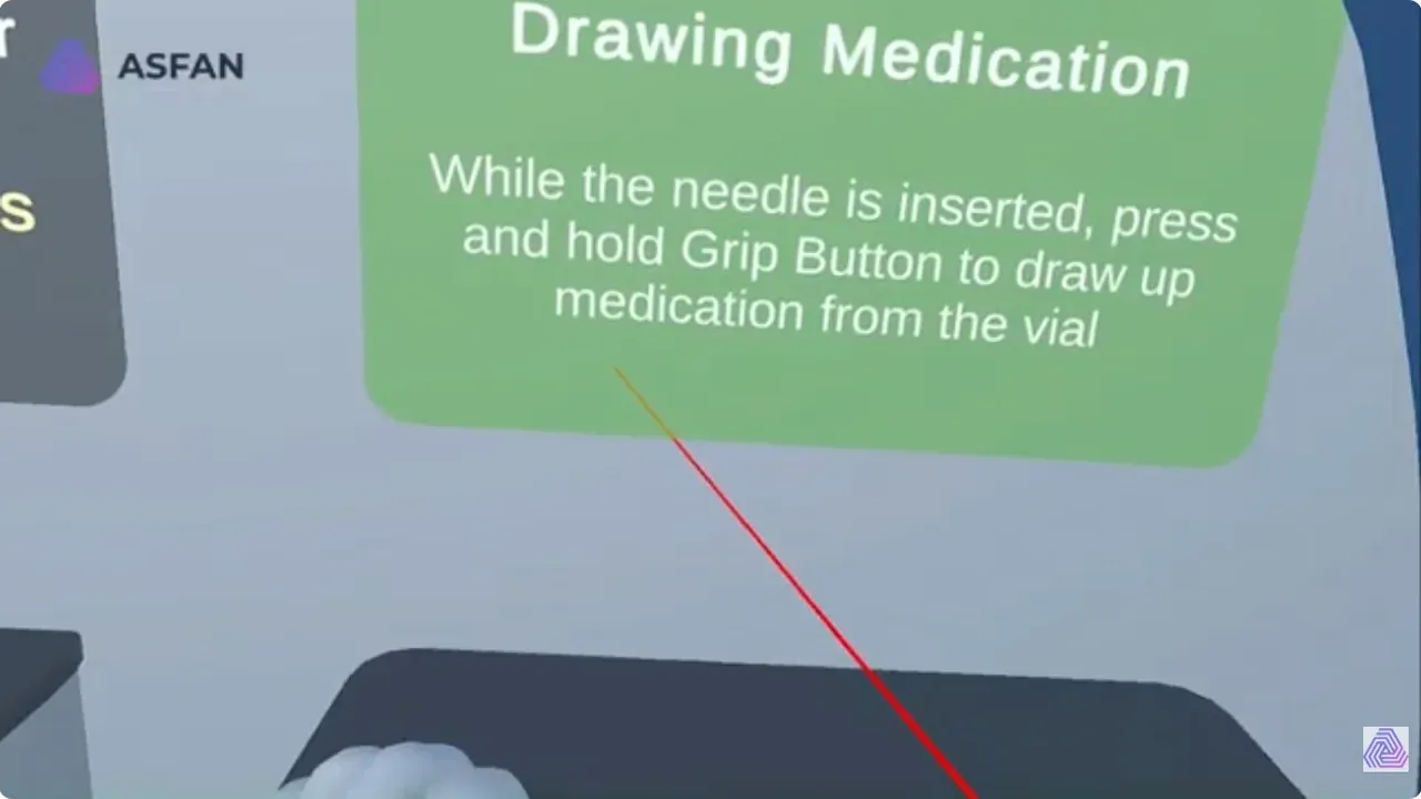 Administering Injections VR Nursing Simulation